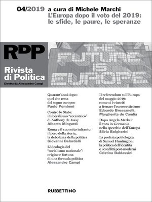 cover image of Rivista di Politica 4/2019